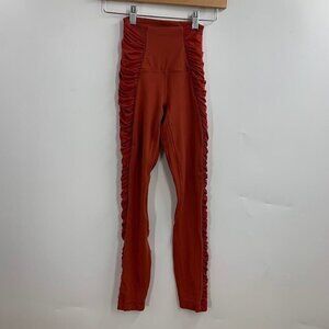Lululemon Women's Align High-Rise Ruched W5EURS 25 inseam Pant in Cayenne Size 0